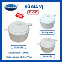Hũ Đựng Gia Vị Có Muỗng 150ml Thắng Lợi TL-087 Nhựa PC Cao Cấp, Có Nắp Đậy - TL087