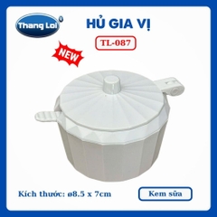 Hũ Đựng Gia Vị Có Muỗng 150ml Thắng Lợi TL-087 Nhựa PC Cao Cấp, Có Nắp Đậy - TL087