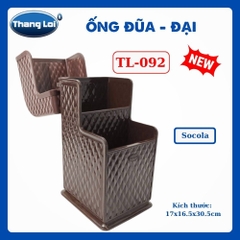 Ống Đũa Đại TL-092 Có Nắp Đậy Thắng Lợi, Kệ Đựng Đũa Muỗng Nĩa Cho Nhà Hàng Quán Ăn Quán Phở