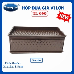 Hộp Đũa Gia Vị Lớn TL-090 Thắng Lợi, Khay Đựng Gia Vị Kèm Ngăn Đựng Đũa Muỗng Cho Nhà Hàng Quán Ăn
