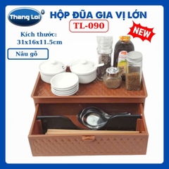 Hộp Đũa Gia Vị Lớn TL-090 Thắng Lợi, Khay Đựng Gia Vị Kèm Ngăn Đựng Đũa Muỗng Cho Nhà Hàng Quán Ăn