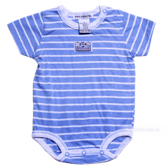 Bộ body bé trai màu kẻ xanh