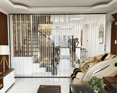 Cửa Xếp Khung Nhựa