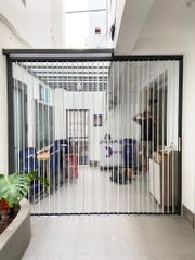 Cửa Xếp Khung Nhựa