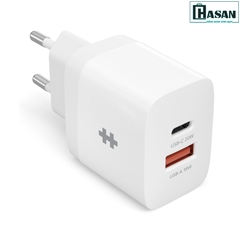 Sạc nhanh iPhone 14/13/12 HYPERJUICE 2 cổng 20W Charger Small size - HJ205EU