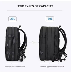 Balo đa năng đựng Laptop, Macbook Mark Ryden mở 180 độ có thể nới rộng kèm cáp sạc ẩn cao cấp