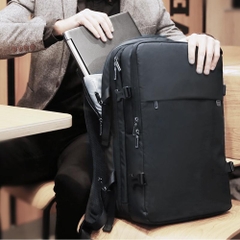 Balo đa năng đựng Laptop, Macbook Mark Ryden mở 180 độ có thể nới rộng kèm cáp sạc ẩn cao cấp