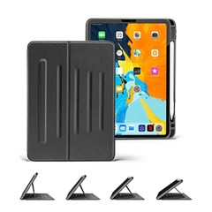 Bao da iPad Pro 11 inch 2020 chính hãng TOMTOC (USA) từ tính đa góc (Magnetic Kickstand) - B02-001-2020 hỗ trợ sạc không dây APPLE PENCIL