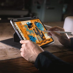 Bao da iPad Pro 12.9 inch chính hãng TOMTOC (USA) từ tính đa góc (Magnetic Kickstand) - B02-002 hỗ trợ sạc không dây APPLE PENCIL