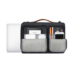 Cặp xách chống sốc Macbook, Laptop kèm 2 ngăn phụ nhiều màu kèm quai đeo