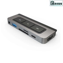 Cổng chuyển IPad đa phương tiện HYPERDRIVE Media 6 in 1 HDMI 4K/60Hz USB-C HUB - HD449