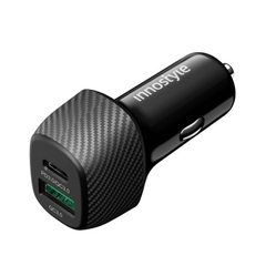 Sạc xe hơi 2 cổng Innostyle Poweron Speed PD/QC3.0 38W - IC38-2PDBLK