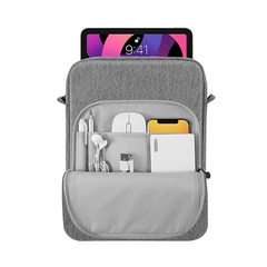 Túi đeo chéo đựng iPad 9 - 11 inch/iPad Pro 11 inch 2021 M1/iPad 10.2 inch/iPad Air 10.9 inch/Galaxy Tab A 10.1 inch kèm ngăn đựng phụ kiện