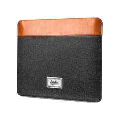 Túi chống sốc chính hãng TOMTOC (USA) Felt & PU Leather - H16-E01 cho Macbook 15-16 inch/Dell XPS 15