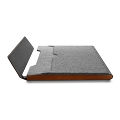 Túi chống sốc chính hãng TOMTOC (USA) Premium Leather - H15-C02 cho Macbook Pro/Air 13 inch