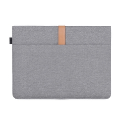 Túi chống sốc Laptop, Macbook Canvasartisan viền da kèm khe cắm bút và khe sạc cao cấp