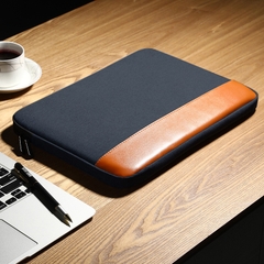 Túi chống sốc Macbook Air, Macbook Pro, Laptop BUBM phối da sang trọng