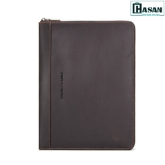 Túi da Padfolio tiện ích Contact Family đựng iPad Pro 10.5 inch da bò sáp nguyên miếng