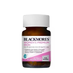 Viên Uống Bổ Sung Sắt Cho Bà Bầu Blackmores Pregnancy Iron Hàng Úc Hộp 30 Viên
