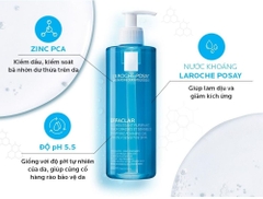 Sữa Rửa Mặt Tạo Bọt La Roche-Posay Effaclar Cho Da Dầu Nhạy Cảm 400ml