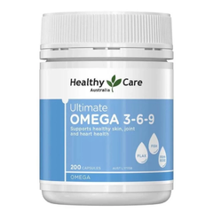 Viên Uống Omega 369 Healthy Care Hàng Úc Hộp 200 Viên