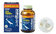 Dầu gan cá mập biển sâu Orihiro bổ sung Squalene hỗ trợ chống oxi hóa (360 viên)