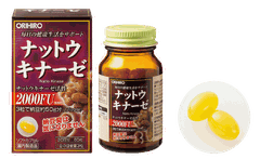 Nattokinase Orihiro 2000FU hỗ trợ giảm nguy cơ huyết khối (60 viên)