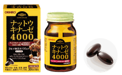 Nattokinase Orihiro 4000FU hỗ trợ giảm nguy cơ huyết khối mẫu mới (60 viên)