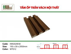 HW202W30ID WT012 195x30x2950 Lam sóng