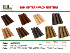 HW202W30ID Teak 195x30x2950 Lam sóng