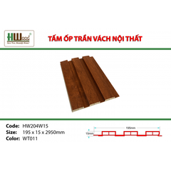 HW204W15ID WT011 195 x 15 x 2950 Lam sóng