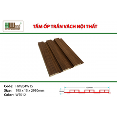 HW204W15ID WT012 195 x 15 x 2950 Lam sóng