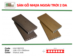 HW138CE23 Teak 138x23x2900 2 Da