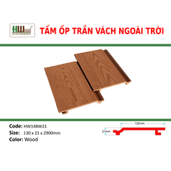 HW148W21 Wood 130x21x2900 Phẳng vân 2D