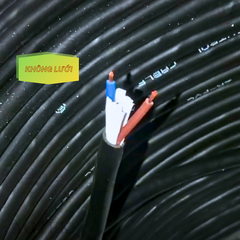 Cáp Điều Khiển ZR-PVC Không Lưới 2x0.5 SQMM Vỏ Đen