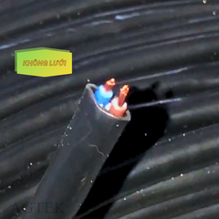 Cáp Điều Khiển ZR-PVC Không Lưới 2x0.5 SQMM Vỏ Đen