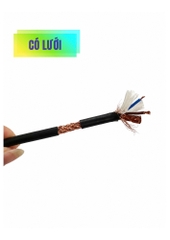 Cáp Điều Khiển 2x1.0 SQMM Có Lưới ZR-PVC Vỏ Đen