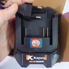 Sạc Pin 21V Kapusi 0.8A K-00007 & 1.3A K-00008 tự động ngắt khi đầy, có đèn báo sạc
