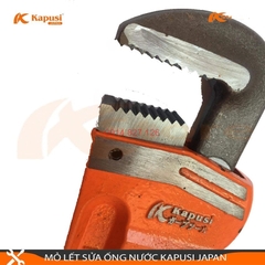 Mỏ lết răng sửa ông nước Kapusi, cỡ từ 12-14-18-24inch, thép CR-V, BH 12 tháng, Kìm nước cao cấp diy-vietnam
