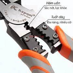 Kìm điện, Kìm cắt, kìm nhọn hãng Kapusi Japan loại 1 cỡ từ 7,5-8-8,5 inch,thép CR-V