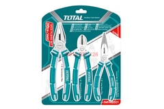 Bộ 3 kềm đa năng TOTAL THT1K0301 Kìm cắt kềm răng điện kềm mũi nhọn thép crv