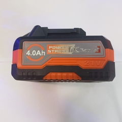Pin Máy Tháo Ốc 21V 4.0Ah Kapusi K-00004 loại pin Litium Ion, có lỗ sạc DC và đèn báo dung lượng BH 12T