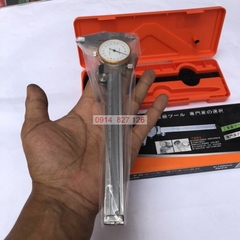 Thước kẹp đồng hồ cơ 150mm KAPUSI K-2907, hợp kim thép chống gỉ