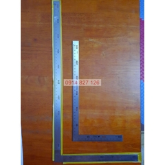 Thước ke góc 90 độ KAPUSI Nhật Bản 150x300mm, 250x500mm, nhôm cao cấp