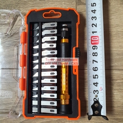 Bộ dao điêu khắc, chạm, trổ 14 chi tiết Asaki AK-3961