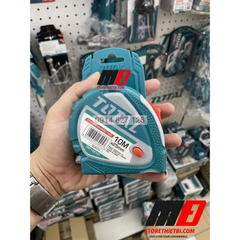 Thước kéo thép nền vàng dài 10m, rộng 25mm TOTAL TMT126101