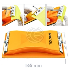 Bàn chà nhám Tolsen 32100 32101 cỡ 165mm - 210mm dùng để chà và làm phẳng lớp bột trang trí