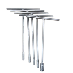 Tay Vặn Chữ T Đầu Tuýp Lục Giác KOURITSU Thân Thép Chống Gỉ Sét Đủ Cỡ Từ 8mm Đến 19mm, BH 12 Tháng