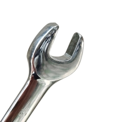 Cờ Lê Vòng Miệng KOURITSU Thép Cr-V Mạ Chrome Chống Gỉ - Cờ Lê Đầu Tròng Đầu Mở Đủ Kích Thước 6mm Đến 24mm, BH 12 Tháng