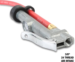 Súng Bơm Hơi Lốp Xe KOURITSU SP-STG-02 Dây Bơm 40cm Đầu Kẹp Nhanh Chịu Áp 120 PSI Bơm Lốp Ô Tô Xe Máy BH 12T